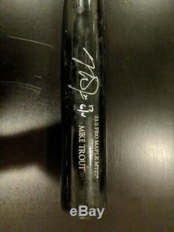 Mike Trout Game Used Signed Bat PSA 10