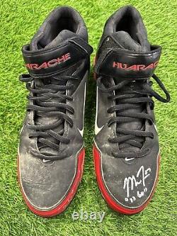 Mike Trout Game Used Worn Cleats 2012 Rookie Season Signed Anderson Trout LOA