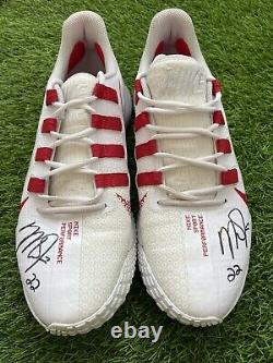 Mike Trout Los Angeles Angels Game Used Worn Batting Practice Shoes Signed 2022