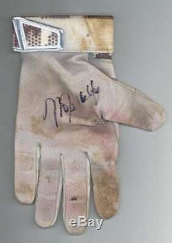 Mike Trout Signed Game Used 2016 MVP Batting Glove JSA