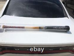Mike Trout signed uncracked 2018 Game Used Old Hickory Bat Anderson Authentics