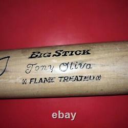 Minnesota Twins Tony Oliva Autographed Signed Game Used Bat