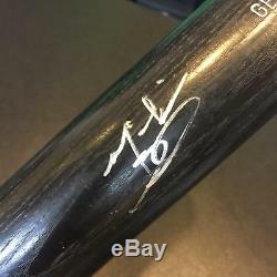Mookie Betts Signed Game Used Louisville Slugger Baseball Bat JSA Boston Red Sox