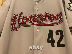 Morgan Ensberg Signed 2007 JRD Game Used Astros Jersey MLB Authenticated