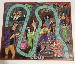 Munsters Masquerade Party Vintage Board Game Complete Scarce Signed Hasbro 1964