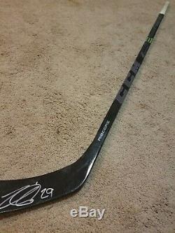 NATHAN MACKINNON 14'15 Signed Colorado Avalanche Game Used Hockey Stick COA 2