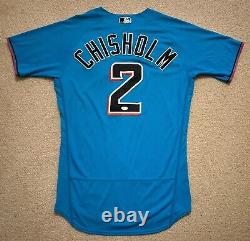 NIKEJazz ChisholmSignedMiami MarlinsTeam Issued JerseyGame UsedAUTOJSA