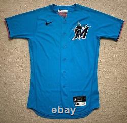 NIKEJazz ChisholmSignedMiami MarlinsTeam Issued JerseyGame UsedAUTOJSA