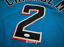 NIKEJazz ChisholmSignedMiami MarlinsTeam Issued JerseyGame UsedAUTOJSA