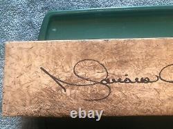 NY Yankees Mariano Rivera Game Used Signed Pitching Rubber Saves #584,585,586