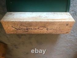 NY Yankees Mariano Rivera Game Used Signed Pitching Rubber Saves #584,585,586