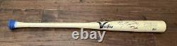 Nico Hoerner SIGNED UNCRACKED GAME USED BAT autograph Cubs MLB Auth