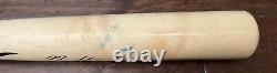 Nico Hoerner SIGNED UNCRACKED GAME USED BAT autograph Cubs MLB Auth