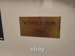 Nicole Vaidisova Game Used Signed Wimbledon 2005 Tennis Wta Racquet Framed Yonex