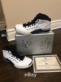 Nike Air Jordan Xvii 17 Pe Darius Miles Q Rich Signed Game Used Clippers Charity