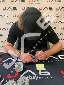 Nikita Kucherov autographed signed Game Used Ice puck Tampa Bay Lightning JSA