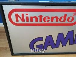 Nintendo Game Boy Fiber Optic Sign Store Display VGA Wata kiosk pokemon promo