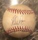 Nolan Ryan Game Used & Signed Baseball From His 300th Win Game Texas Rangers