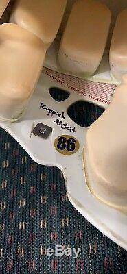 Notre Dame Team Signed Autographed GAME USED Helmet Steiner COA Manti Teo