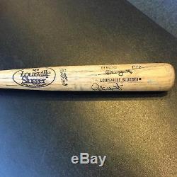 One Of The Finest 1986 Robin Yount Signed Game Used Baseball Bat PSA DNA GU 9.5