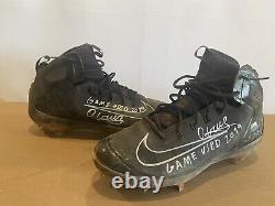 Oneil Cruz Signed 2019 Game Used Nike Cleats Size 12.5 ONYX Certified Pirates