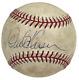 Orel Hershiser Signed Game Used Baseball Los Angeles Dodgers