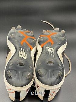 Orioles Cedric Mullins SIGNED GAME WORN CLEATS w Game Used Inscription Beckett