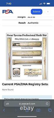 Oscar Taveras Game Used Signed Bat (RARE)