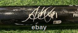 Ozzie Albies Atlanta Braves Game Used Bat Signed 2018 Uncracked MLB