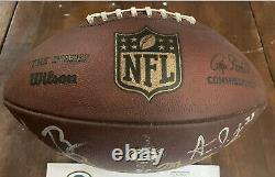 Packers 2018 Game Used The Duke Wilson Football Signed Ball Aaron Rodgers Jones