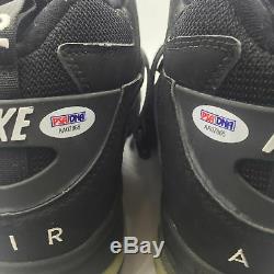 Pair Of 1992 Charles Barley Signed Game Used Sneakers Shoes With 2 PSA DNA COAs