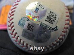 Patrick Bailey autographed signed game used baseball MLB Debut 5/19/23 BAS