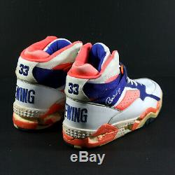 Patrick Ewing Signed Game Used New York Knicks Next Sneakers Shoes Jsa Loa