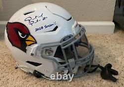 Patrick Peterson Game Used Helmet Cardinals Signed 2020 Season Photomatched