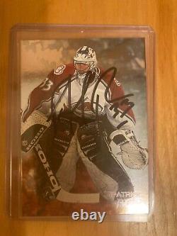 Patrick Roy Autographed 1998-99 ITG Be A Player Gold Card