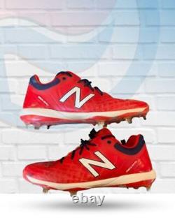Paul DeJong St Louis Cardinals Autographed Game Used Red New Balance Cleats with