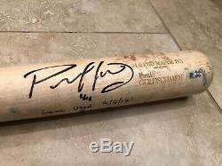 Paul Goldschmidt Game Used Autograph Signed Old Hickory Bat Beckett/MLB Certs