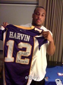 Percy Harvin Game Used Signed/autographed Jersey Minnesota Vikings Rookie