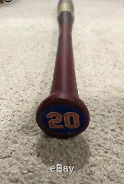 Pete Alonso Mets 2019 Rookie Signed Game Used Bat