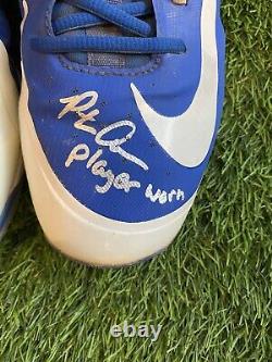 Pete Alonso New York Mets Game Used Cleats 2019 Signed Alonso MLB LOA