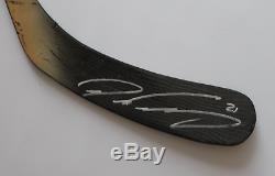 Peter Forsberg signed autographed game used hockey stick! RARE! Authentic