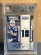 Peyton Manning 2011 Certified 2-color Game Jersey Patch Auto /10 29 Bgs 8.5 =psa