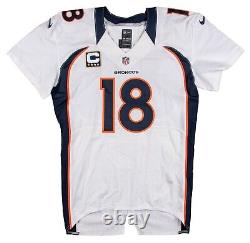 Peyton Manning 2012 Signed Game Used Denver Broncos Jersey Steiner COA