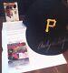 Pittsburgh Pirates 1993 Andy Van Slyke Game Used, Autographed Cap Loa, Coa Rare