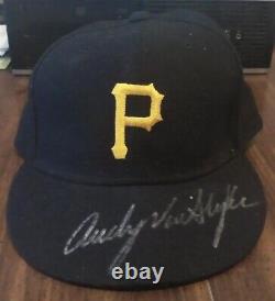 Pittsburgh Pirates 1993 Andy Van Slyke Game Used, Autographed Cap LOA, COA Rare