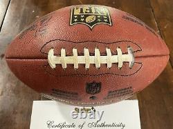 Pittsburgh Steelers Game Used Signed Football 2008 Seasons Super Bowl COA Rare
