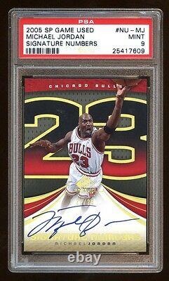 Psa 9 Michael Jordan 2005 Sp Game Used Gold Signature #23/23 Iconic Card Hof Wow