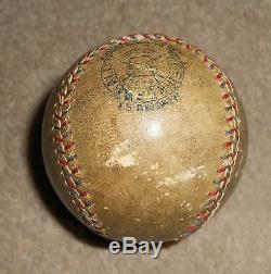RARE Bill Klem Single Signed 1929 World Series Game Used Baseball JSA HOF Auto