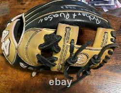 ROBERT PUASON OAKLAND A'S Signed Auto Autograph GAME USED FIELDING GLOVE