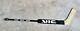 Rare 1994-95 Columbus Chill Game Used Pro Vic Goalie Hockey Stick Signed By Team